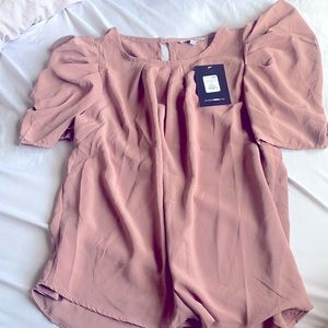 Pretty pink blouse. Perfect for work attire. Never worn